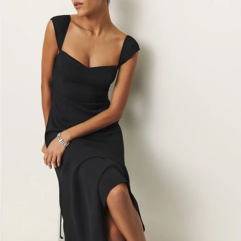 Reformation Bryson Dress Black
